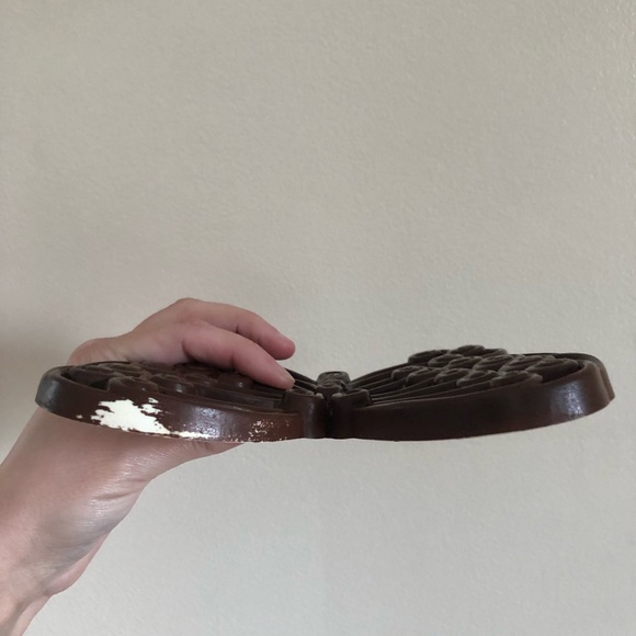 Vintage Burwood 70’s Brown Plastic Butterflies - Picture 8 of 10